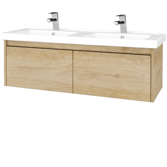 Umyvadlová skříňka BONO SZZ2 125 (dvojumyvadlo Harmonia)  - 