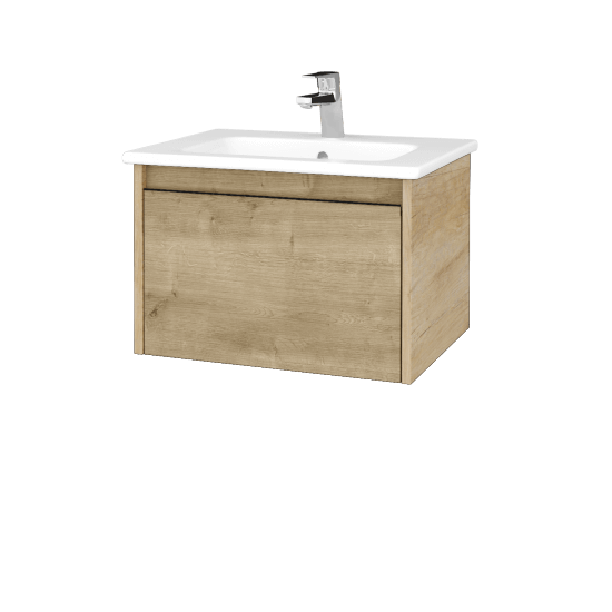 Umyvadlová skříňka BONO SZZ 60 (umyvadlo Euphoria)  - D15 Nebraska - D09 Arlington