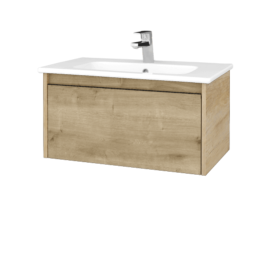 Umyvadlová skříňka BONO SZZ 80 (umyvadlo Euphoria)  - D15 Nebraska - D09 Arlington