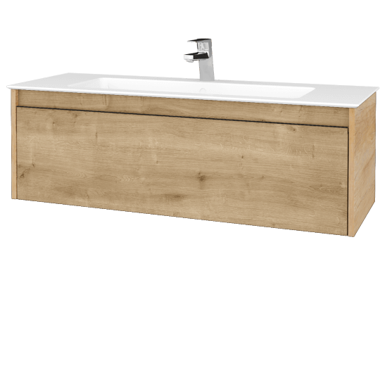 Umyvadlová skříňka BONO SZZ 120 (umyvadlo Pura)  - D15 Nebraska - D09 Arlington