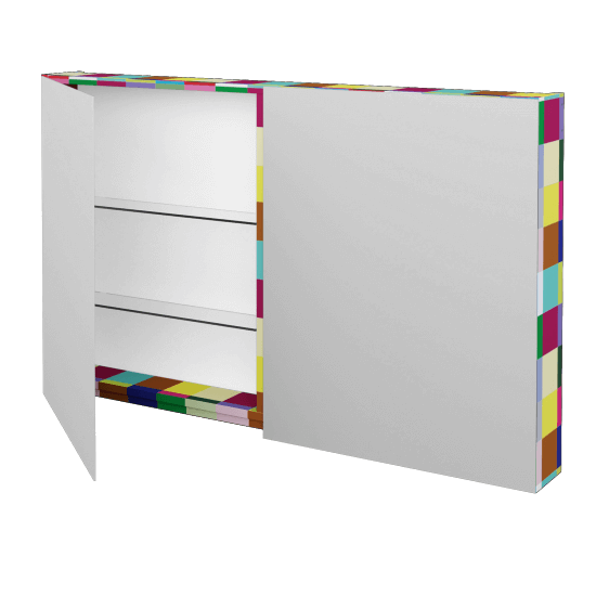 Dvoudveřová galerka PREMIUM GA2E 120  - Individuální odstín dle RAL/NCS