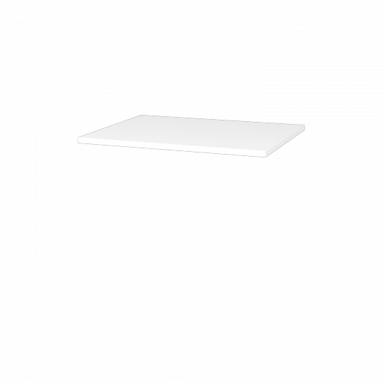Odkládací deska ODD 60 (tl. 18 mm)  - L01 Bílá vysoký lesk