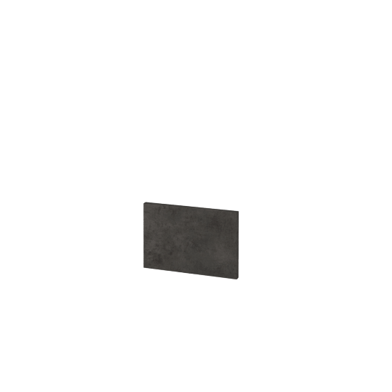 Krycia doska na skrátenie KDZ SZZ (výška 20 cm)  - D16  Tmavý betón