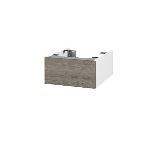 Doplňková skříňka pod desku DSD SZZ 40 (výška 20 cm)  - N01 Bílá lesk - D03 Cafe - Ne