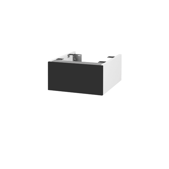 Doplňková skříňka pod desku DSD SZZ 40 (výška 20 cm)  - N01 Bílá lesk - N03 Graphite - Ne