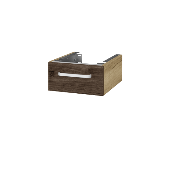 Doplňková skříňka pod desku DSD SZZ 40 (výška 20 cm)  - D26 Ontario - Úchytka T01 - D25 Teak - Ne