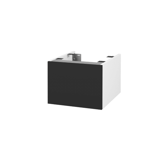 Doplňková skříňka pod desku DSD SZZ1 40 (výška 30 cm)  - N01 Bílá lesk - N03 Graphite - Ne