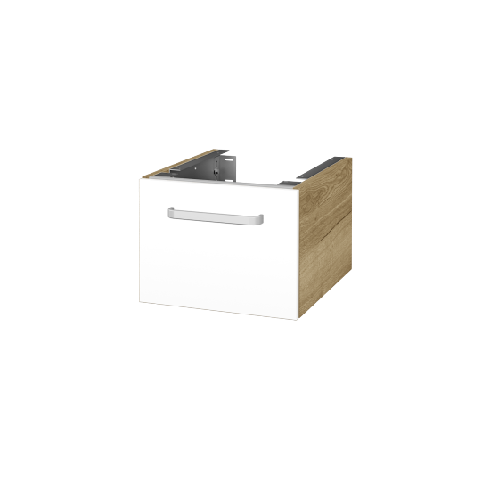 Doplňková skříňka pod desku DSD SZZ1 40 (výška 30 cm)  - D26 Ontario - Úchytka T01 - M01 Bílá mat - Ne