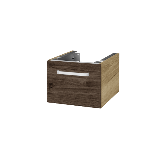 Doplňková skříňka pod desku DSD SZZ1 40 (výška 30 cm)  - D26 Ontario - Úchytka T01 - D25 Teak - Ne
