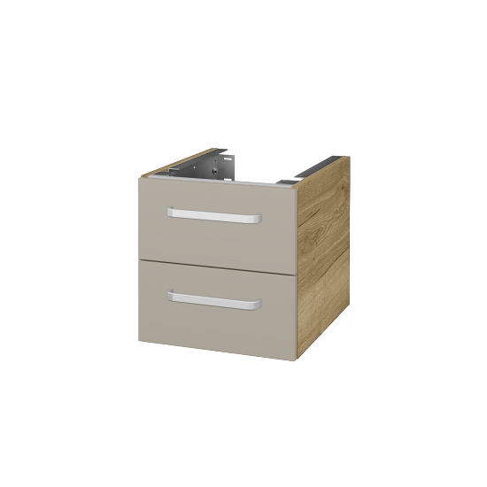 Doplňková skříňka pod desku DSD SZZ2 40 (výška 40 cm)  - D26 Ontario - Úchytka T01 - L04 Béžová vysoký lesk - Ne