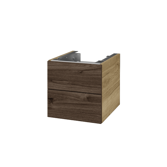 Doplňková skříňka pod desku DSD SZZ2 40 (výška 40 cm)  - D26 Ontario - D25 Teak - Ne