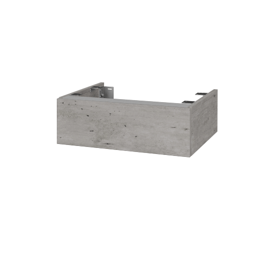 Doplňková skříňka pod desku DSD SZZ 60 (výška 20 cm)  - D01 Beton - D01 Beton - Ne