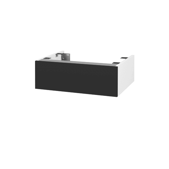 Doplňková skříňka pod desku DSD SZZ 60 (výška 20 cm)  - N01 Bílá lesk - N03 Graphite - Ne