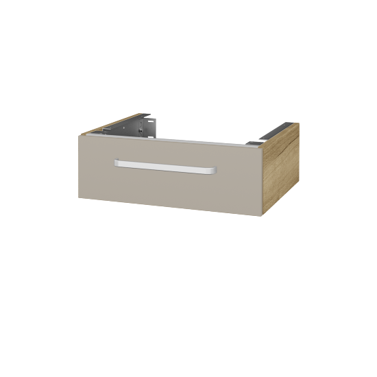 Doplňková skříňka pod desku DSD SZZ 60 (výška 20 cm)  - D26 Ontario - Úchytka T01 - L04 Béžová vysoký lesk - Ne