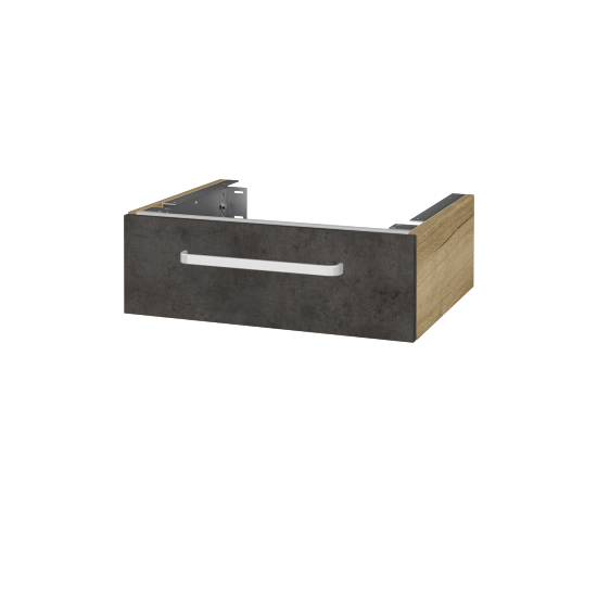 Doplňková skříňka pod desku DSD SZZ 60 (výška 20 cm)  - D26 Ontario - Úchytka T01 - D16 Beton tmavý - Ne