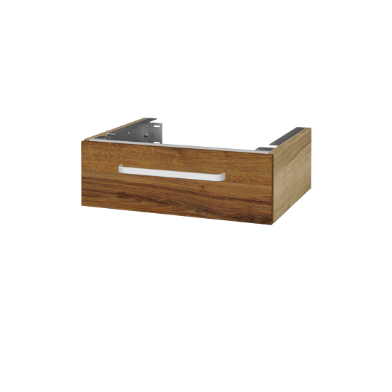 Doplňková skříňka pod desku DSD SZZ 60 (výška 20 cm)  - D26 Ontario - Úchytka T01 - D27 Cognac - Ne