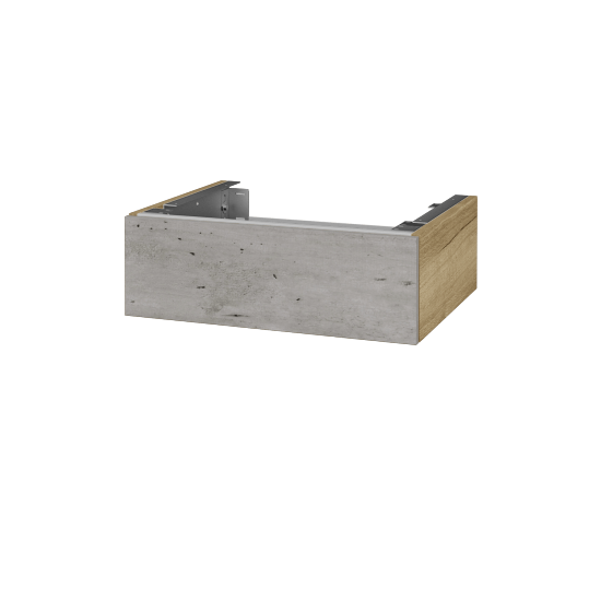 Doplňková skříňka pod desku DSD SZZ 60 (výška 20 cm)  - D26 Ontario - D01 Beton - Ne