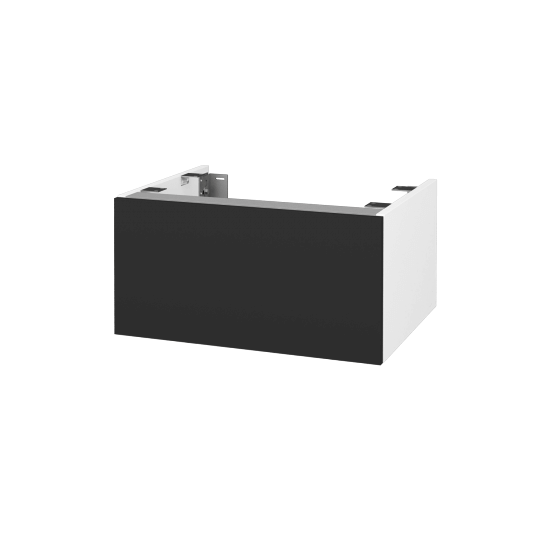 Doplňková skříňka pod desku DSD SZZ1 60 (výška 30 cm)  - N01 Bílá lesk - N03 Graphite - Ne