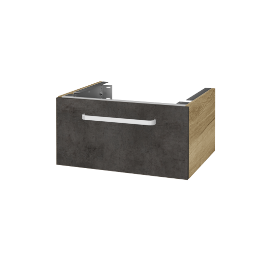 Doplňková skříňka pod desku DSD SZZ1 60 (výška 30 cm)  - D26 Ontario - Úchytka T01 - D16 Beton tmavý - Ne