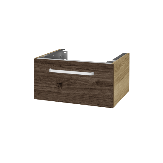 Doplňková skříňka pod desku DSD SZZ1 60 (výška 30 cm)  - D26 Ontario - Úchytka T01 - D25 Teak - Ne