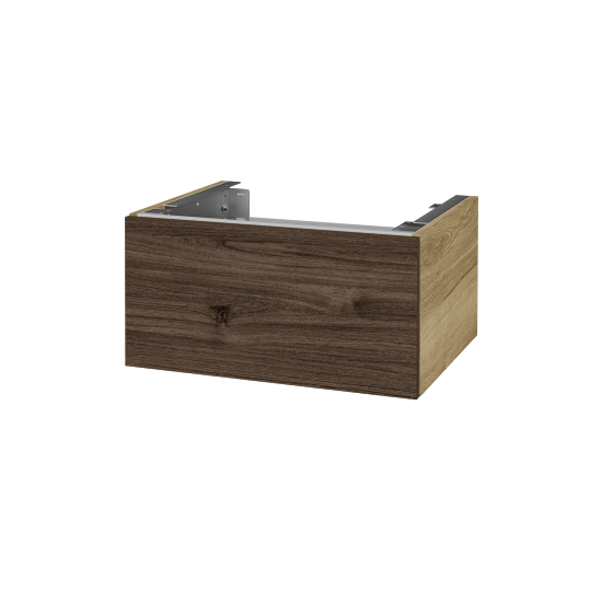 Doplňková skříňka pod desku DSD SZZ1 60 (výška 30 cm)  - D26 Ontario - D25 Teak - Ne