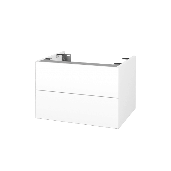 Doplňková skříňka pod desku DSD SZZ2 60 (výška 40 cm)  - N01 Bílá lesk - M01 Bílá mat - Ne