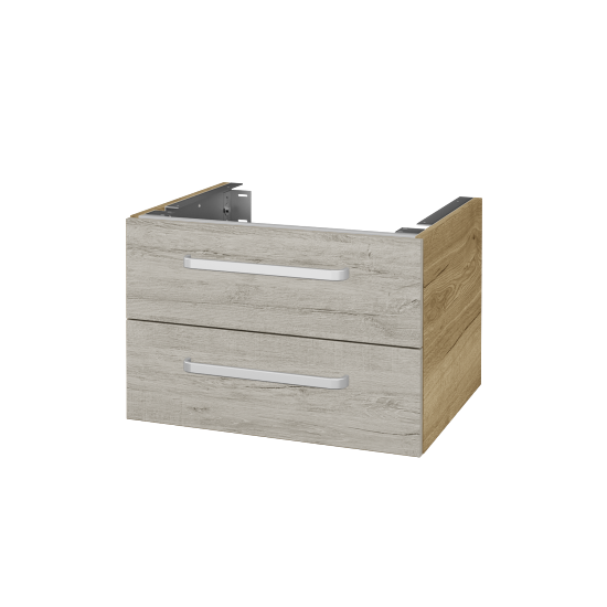 Doplňková skříňka pod desku DSD SZZ2 60 (výška 40 cm)  - D26 Ontario - Úchytka T01 - D05 Oregon - Ne