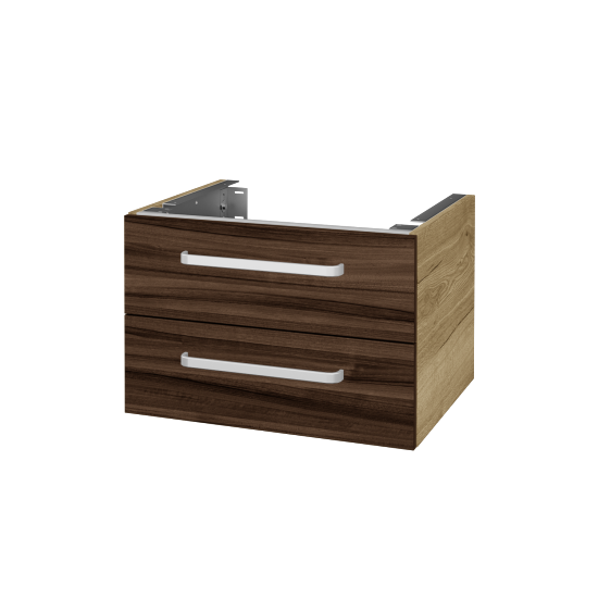 Doplňková skříňka pod desku DSD SZZ2 60 (výška 40 cm)  - D26 Ontario - Úchytka T01 - D06 Ořech - Ne