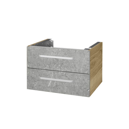 Doplňková skříňka pod desku DSD SZZ2 60 (výška 40 cm)  - D26 Ontario - Úchytka T01 - D20 Galaxy - Ne