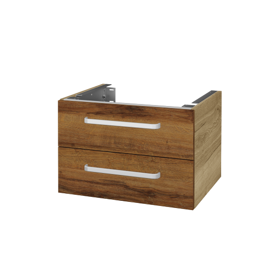 Doplňková skříňka pod desku DSD SZZ2 60 (výška 40 cm)  - D26 Ontario - Úchytka T01 - D27 Cognac - Ne