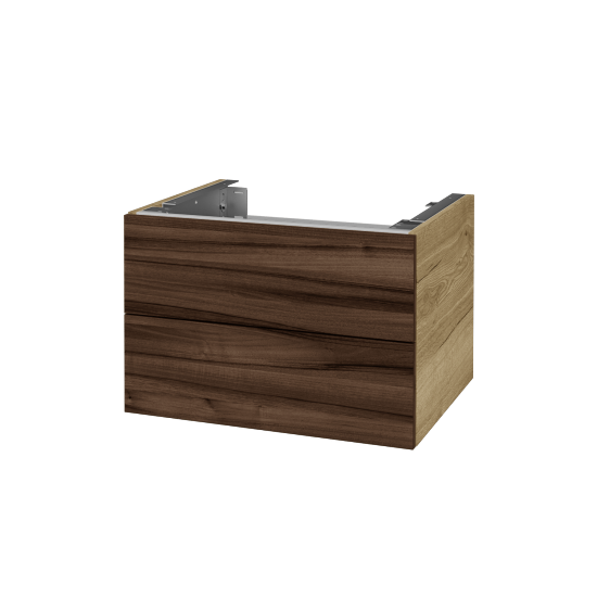 Doplňková skříňka pod desku DSD SZZ2 60 (výška 40 cm)  - D26 Ontario - D06 Ořech - Ne