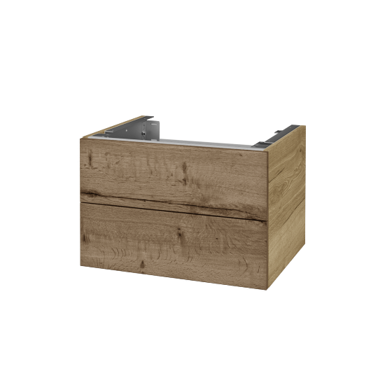 Doplňková skříňka pod desku DSD SZZ2 60 (výška 40 cm)  - D26 Ontario - D21 Tobacco - Ne