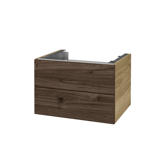 Doplňková skříňka pod desku DSD SZZ2 60 (výška 40 cm)  - D26 Ontario - D25 Teak - Ne