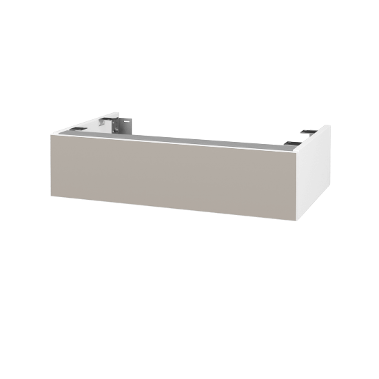 DSD SZZ 80 Unterschrank für Waschtischplatten (Höhe 20 cm)  - N01 Weiß Hochglanz - N07 Stone - Nein