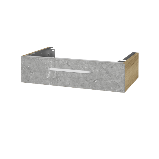 Doplňková skříňka pod desku DSD SZZ 80 (výška 20 cm)  - D26 Ontario - Úchytka T01 - D20 Galaxy - Ne