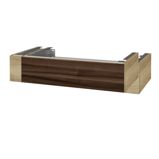 Doplňková skříňka pod desku DSD SZZ 80 (výška 20 cm)  - D26 Ontario - D06 Ořech - Ne