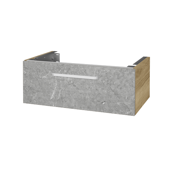 Doplňková skříňka pod desku DSD SZZ1 80 (výška 30 cm)  - D26 Ontario - Úchytka T01 - D20 Galaxy - Ne
