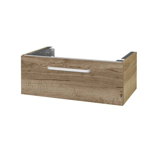 Doplňková skříňka pod desku DSD SZZ1 80 (výška 30 cm)  - D26 Ontario - Úchytka T01 - D21 Tobacco - Ne