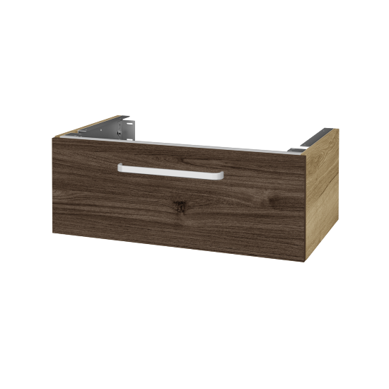 Doplňková skříňka pod desku DSD SZZ1 80 (výška 30 cm)  - D26 Ontario - Úchytka T01 - D25 Teak - Ne
