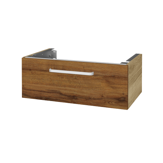 Doplňková skříňka pod desku DSD SZZ1 80 (výška 30 cm)  - D26 Ontario - Úchytka T01 - D27 Cognac - Ne