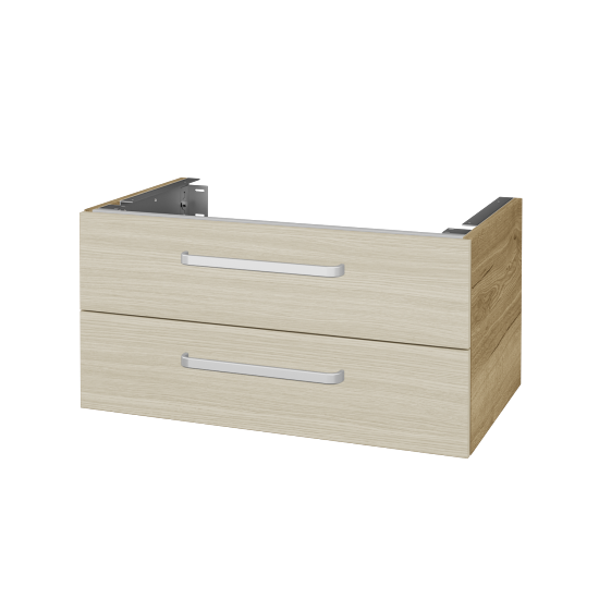 Doplňková skříňka pod desku DSD SZZ2 80 (výška 40 cm)  - D26 Ontario - Úchytka T01 - D04 Dub - Ne
