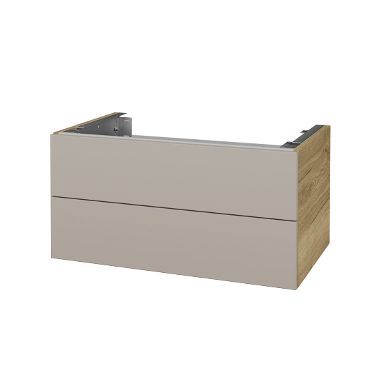 Doplňková skříňka pod desku DSD SZZ2 80 (výška 40 cm)  - D26 Ontario - N07 Stone - Ne