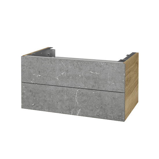 Doplňková skříňka pod desku DSD SZZ2 80 (výška 40 cm)  - D26 Ontario - D20 Galaxy - Ne