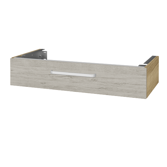 Doplňková skříňka pod desku DSD SZZ 100 (výška 20 cm)  - D26 Ontario - Úchytka T01 - D05 Oregon - Ne