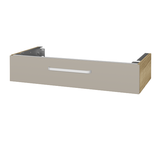 Doplňková skříňka pod desku DSD SZZ 100 (výška 20 cm)  - D26 Ontario - Úchytka T01 - M05 Béžová mat - Ne