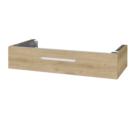 Doplňková skříňka pod desku DSD SZZ 100 (výška 20 cm)  - D26 Ontario - Úchytka T01 - D22 Karamel - Ne