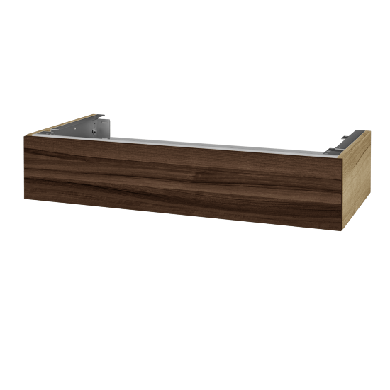 Doplňková skříňka pod desku DSD SZZ 100 (výška 20 cm)  - D26 Ontario - D06 Ořech - Ne