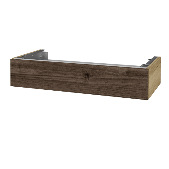 Doplňková skříňka pod desku DSD SZZ 100 (výška 20 cm)  - D26 Ontario - D25 Teak - Ne