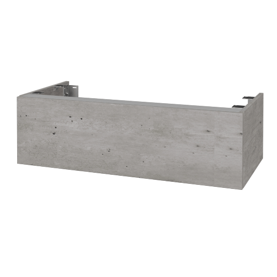 Doplňková skříňka pod desku DSD SZZ1 100 (výška 30 cm)  - D01 Beton - D01 Beton - Ne
