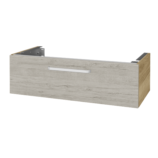 Doplňková skříňka pod desku DSD SZZ1 100 (výška 30 cm)  - D26 Ontario - Úchytka T01 - D05 Oregon - Ne